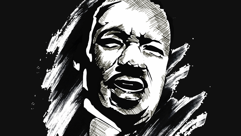 Illustration of Dr. Martin Luther King, Jr.