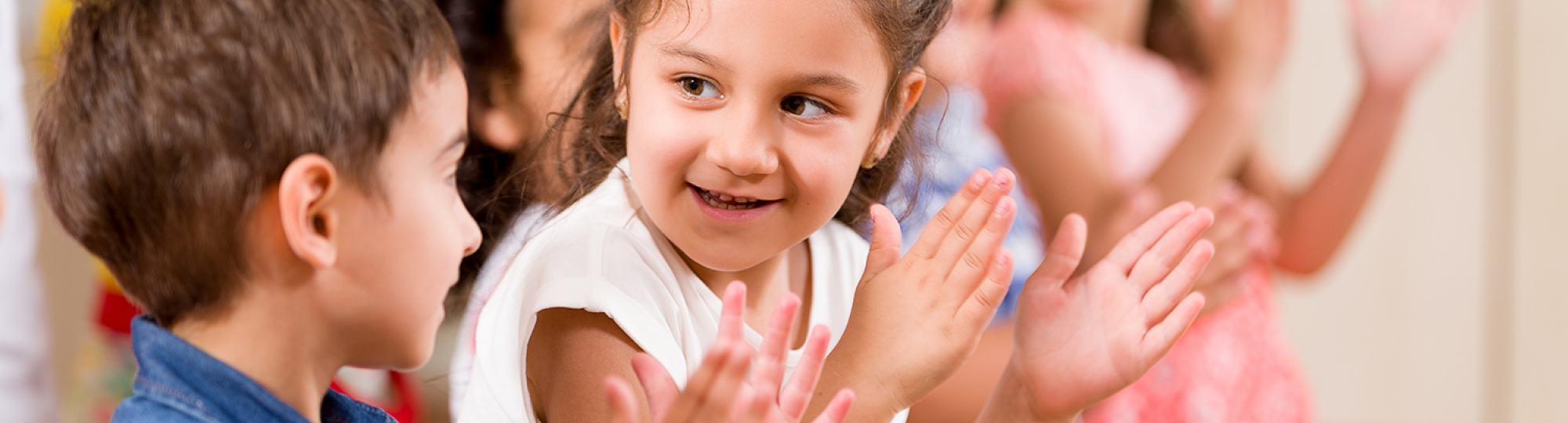 Toddler clapping