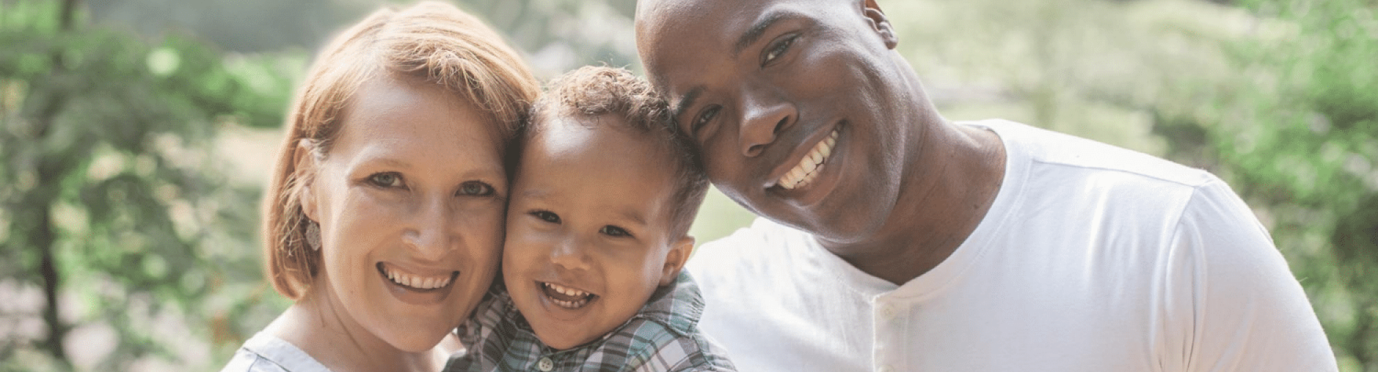 Family with young child